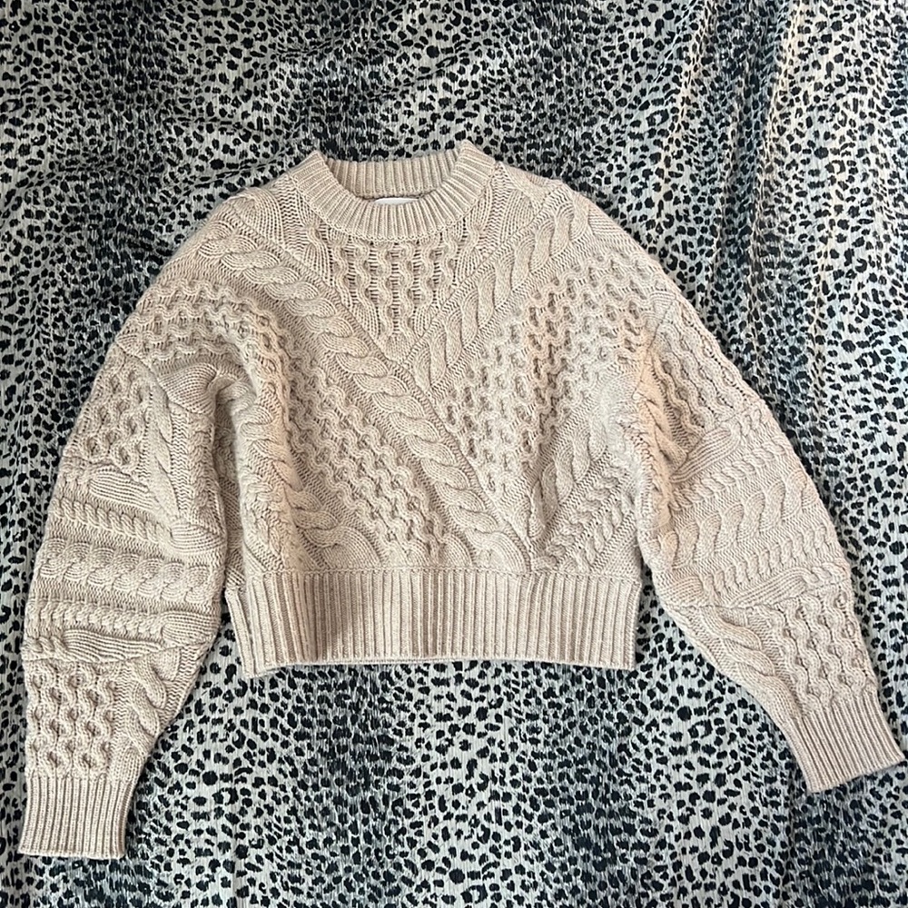 Naadam wool crème sweater